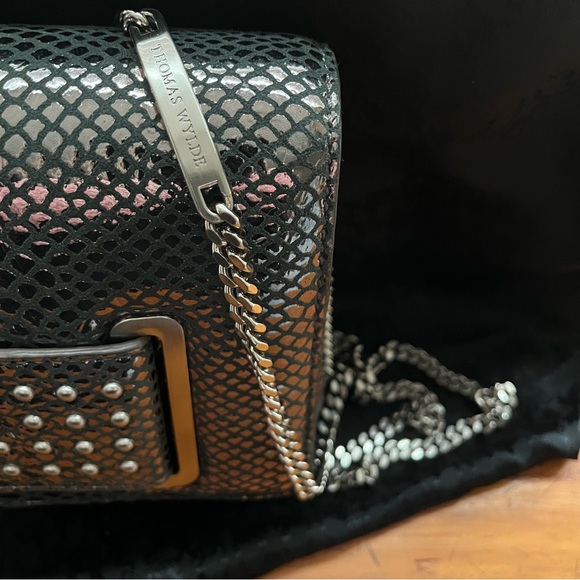 Thomas Wylde Studded Metallic Clutch - Picture 4 of 9